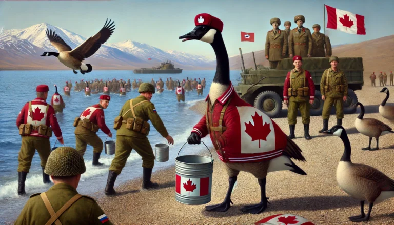 Canadian Troops Plan to Siphon Water from Lake Baikal Disguised as Migrating Geese