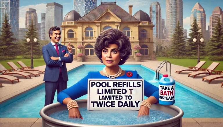 City Elites Asked to Limit Pool Refills to Twice Daily in Solidarity with the “Normals”